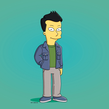 cory monteith the simpsons